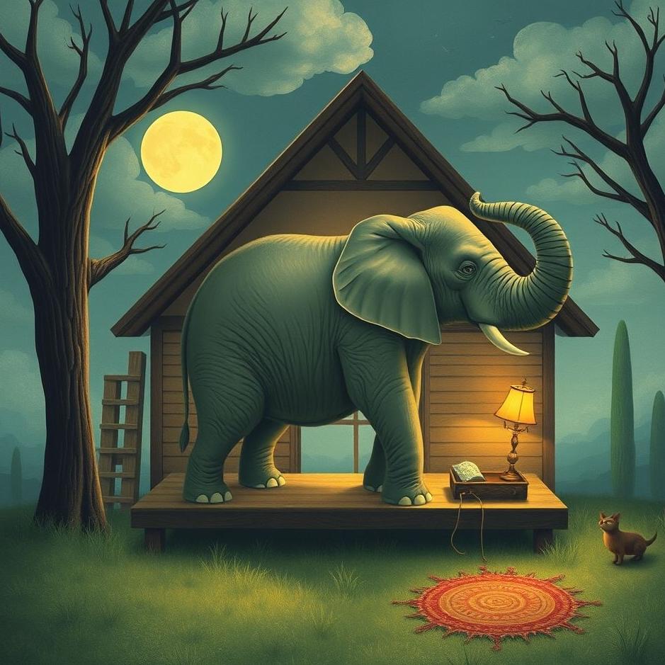 Dream : An elephant in your house in a dream
