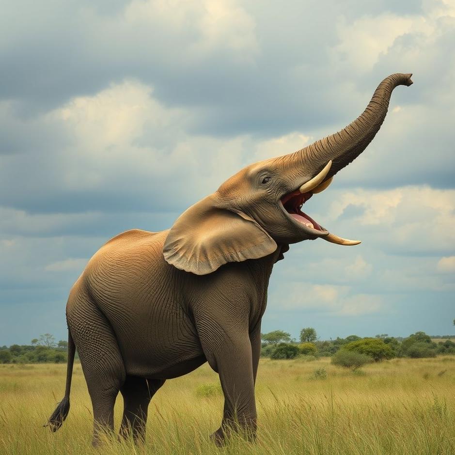 Dream Dictionary : An elephant shouting in a dream