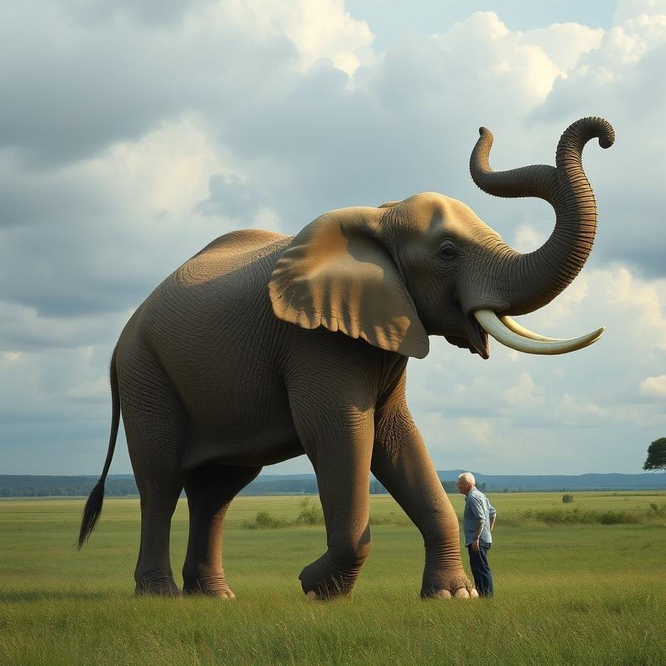 Dream : An elephant turning into a human in your dream