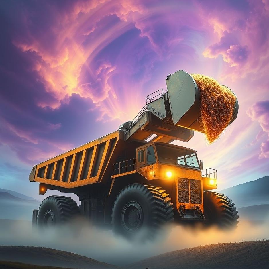 Dream : An excavation truck in a dream