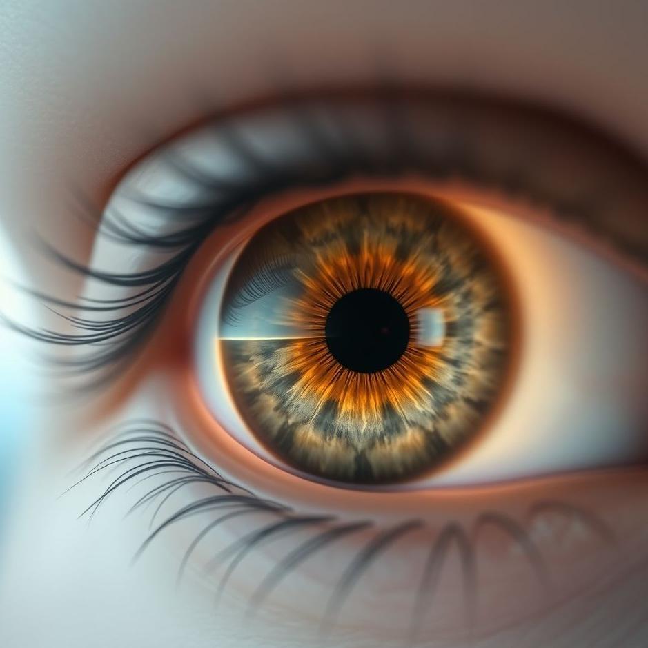 Dream : An eye lens in a dream