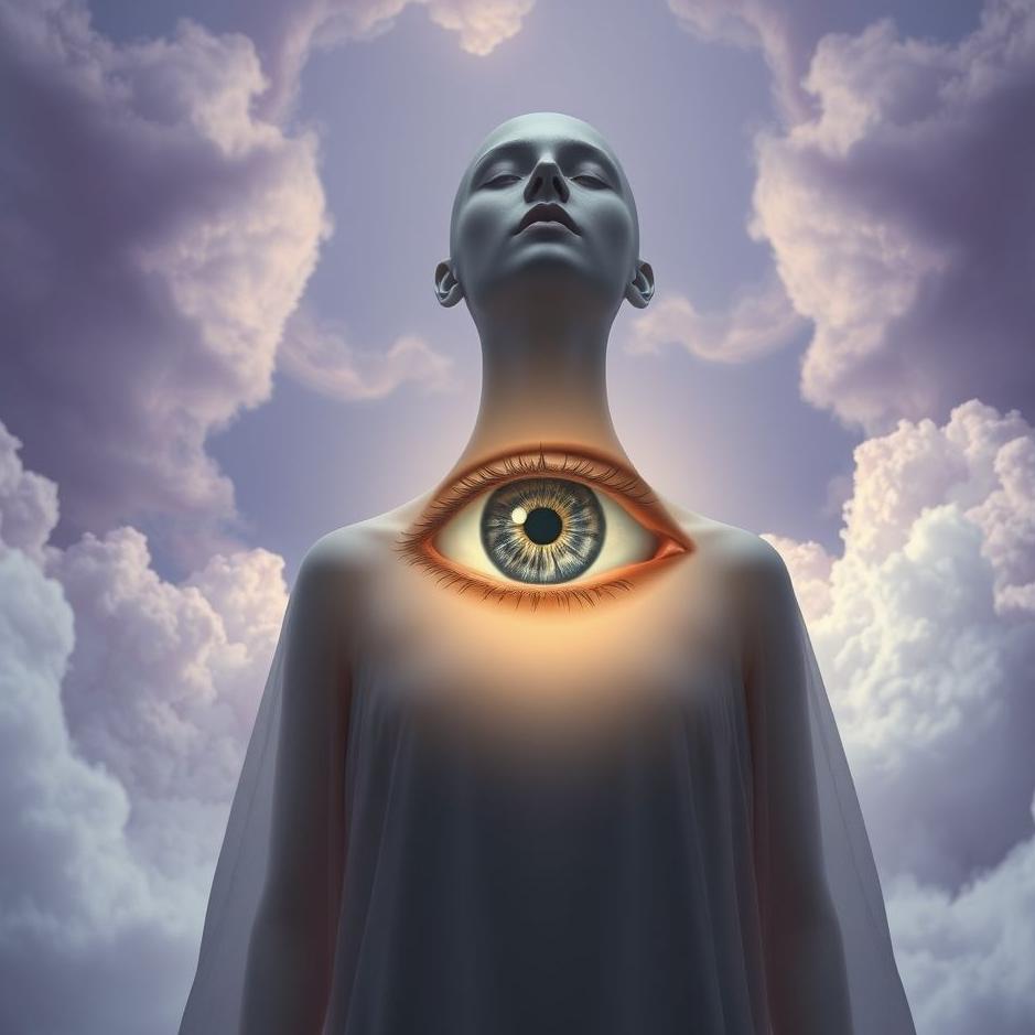 Dream : An eye on your chest in a dream