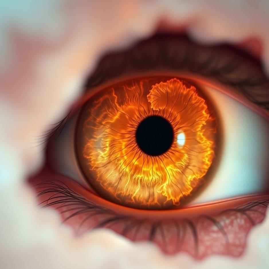 Dream : An eye retina in a dream