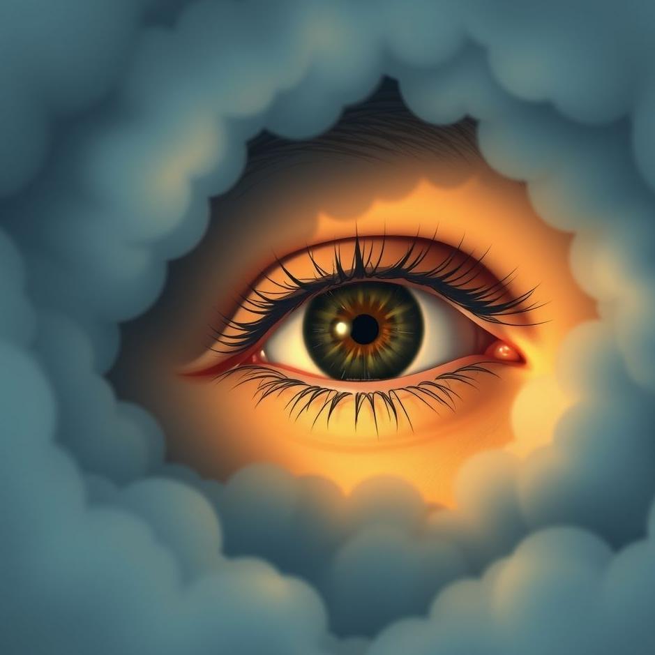 Dream : An eye twitch in a dream