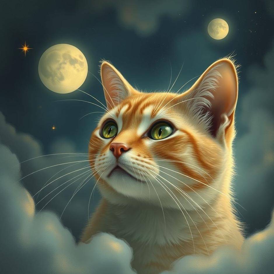 Dream : An eyeless cat in a dream