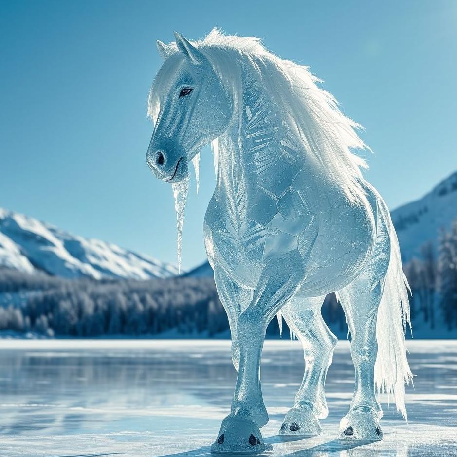 Dream : An ice horse 