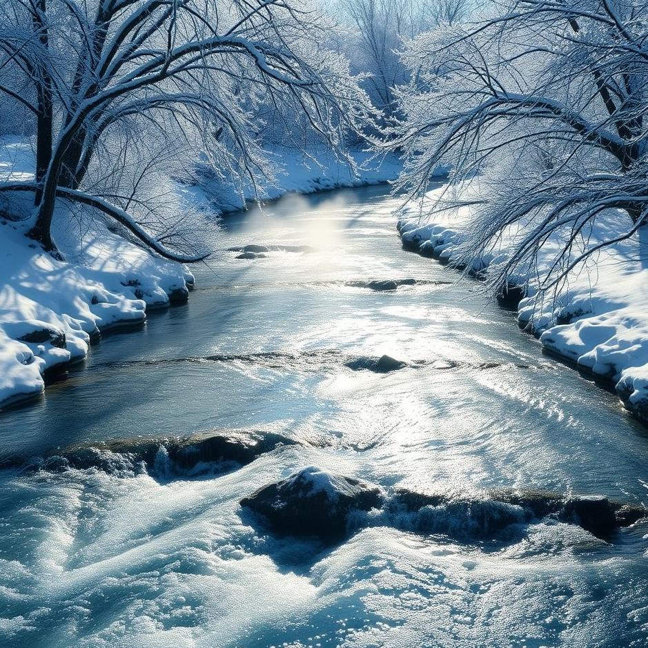 Dream : An icy stream 