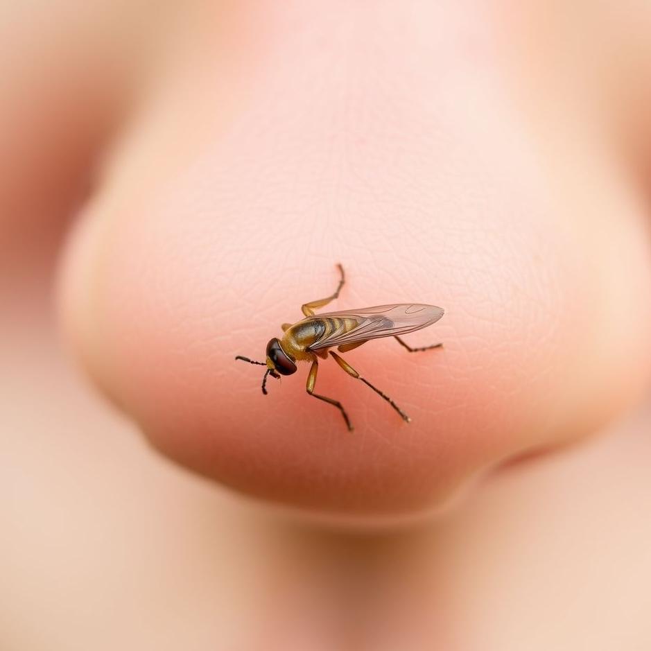 Dream : An insect bite on the nose 