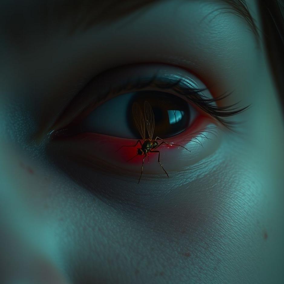 Dream : An insect bite your eye in a dream