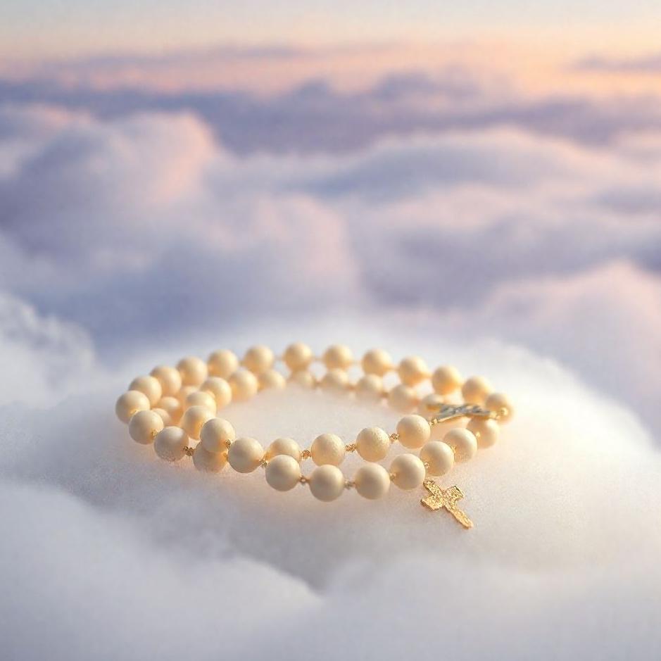 Dream : An ivory rosary in a dream