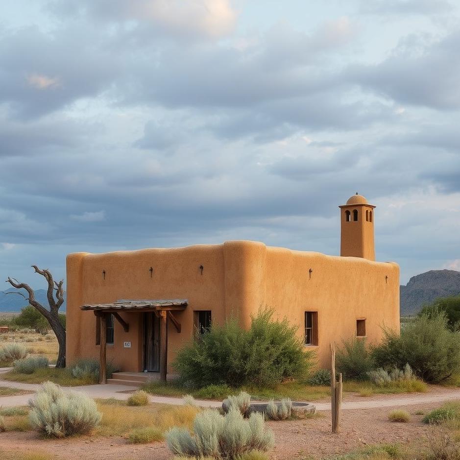 Dream : An old adobe house in a dream