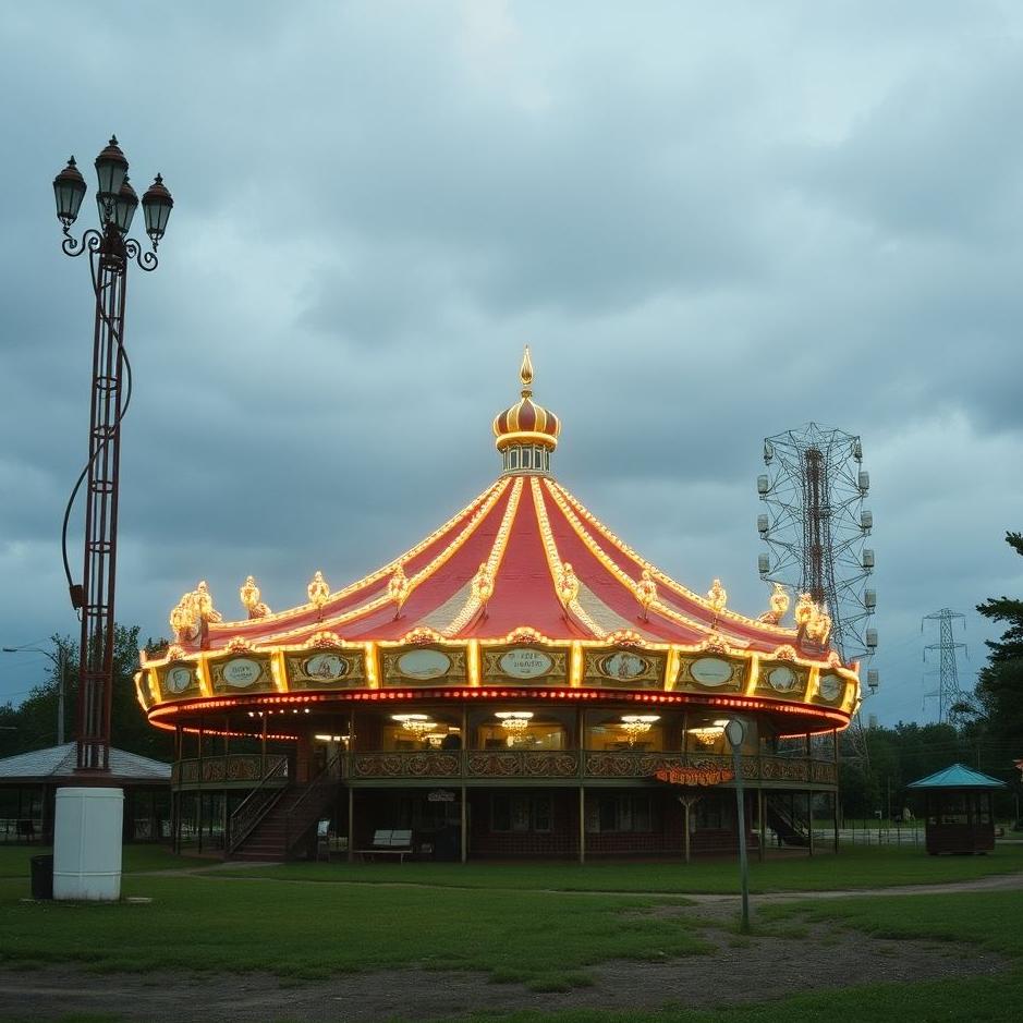 Dream : An old amusement park in a dream