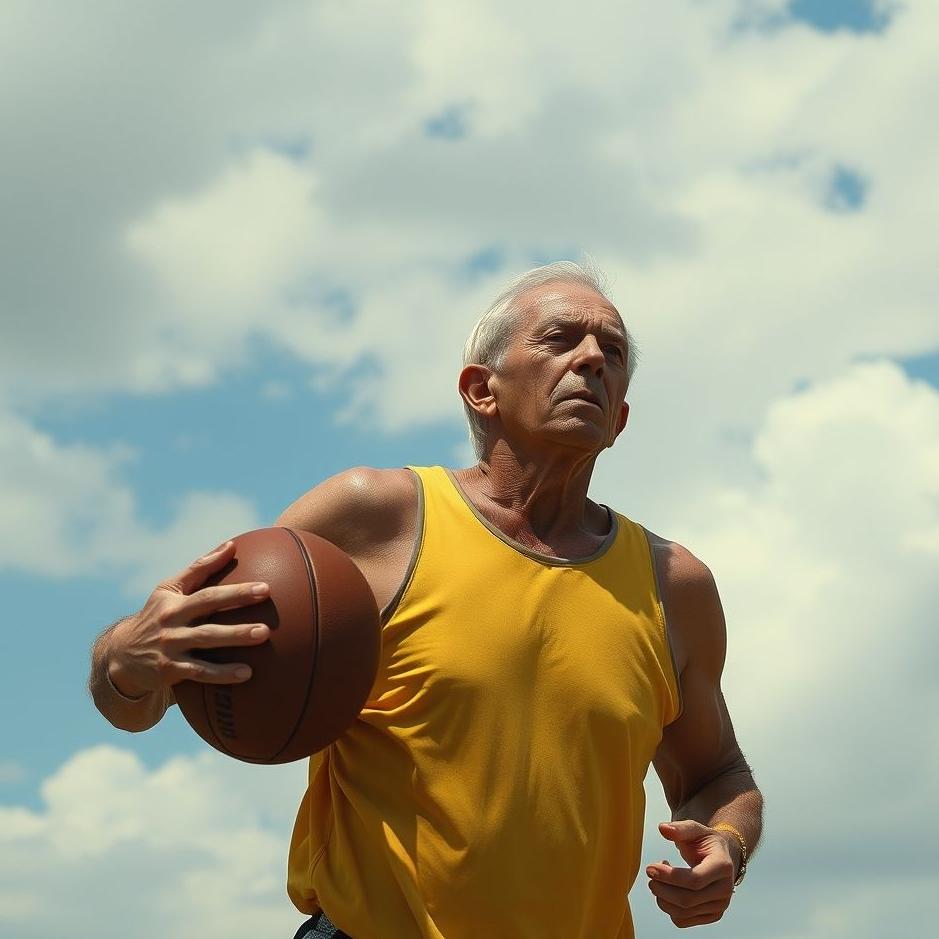 Dream : An old athlete in a dream