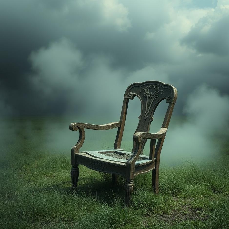Dream : An old broken chair in a dream
