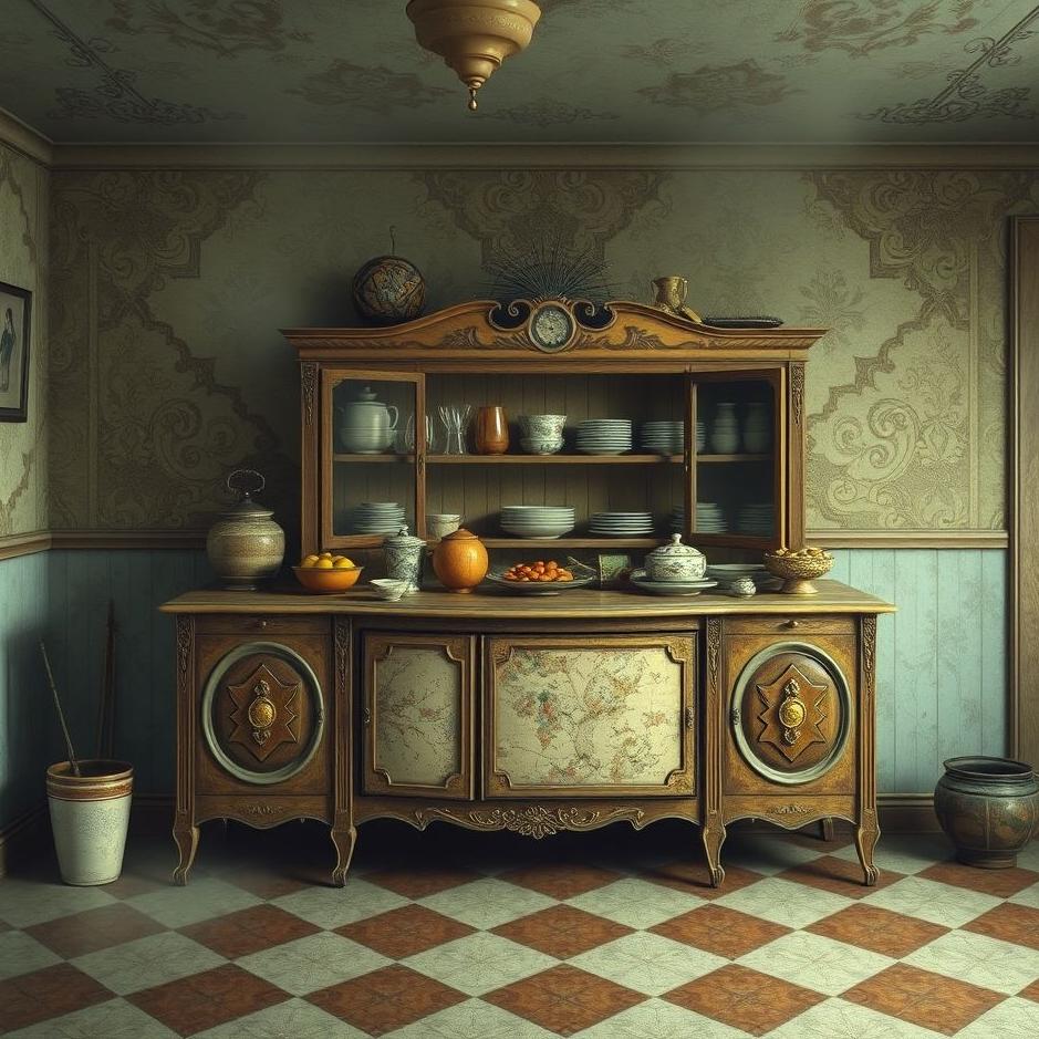 Dream : An old buffet in a dream