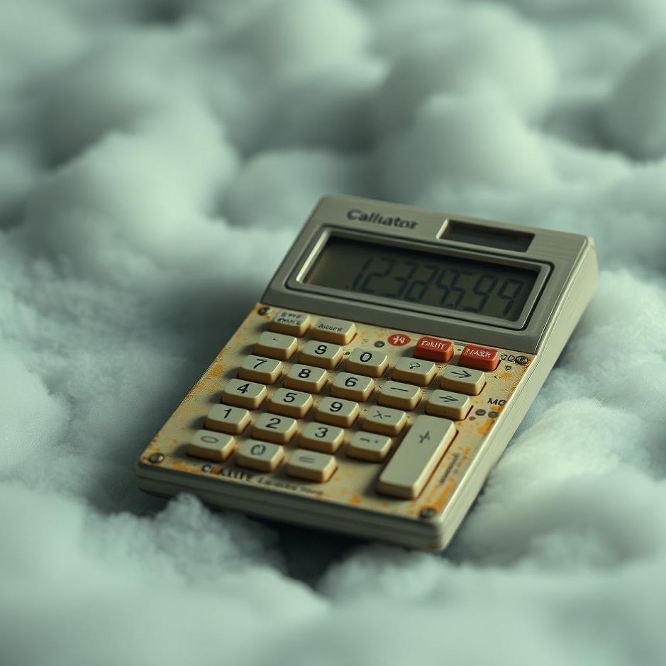 Dream : An old calculator in a dream