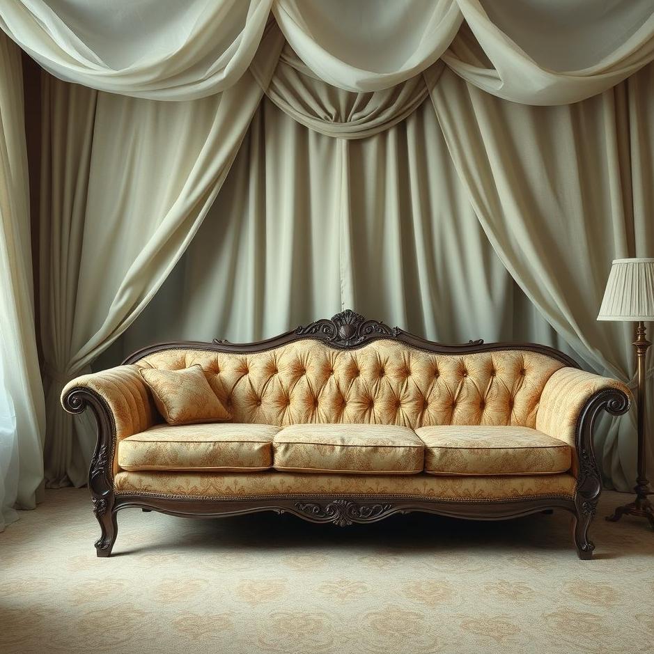 Dream : An old divan in a dream