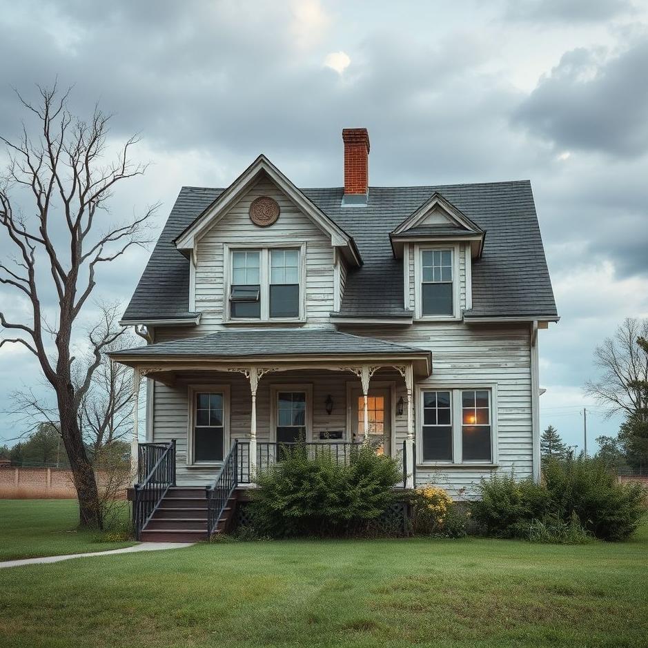 Dream : An old duplex house in a dream