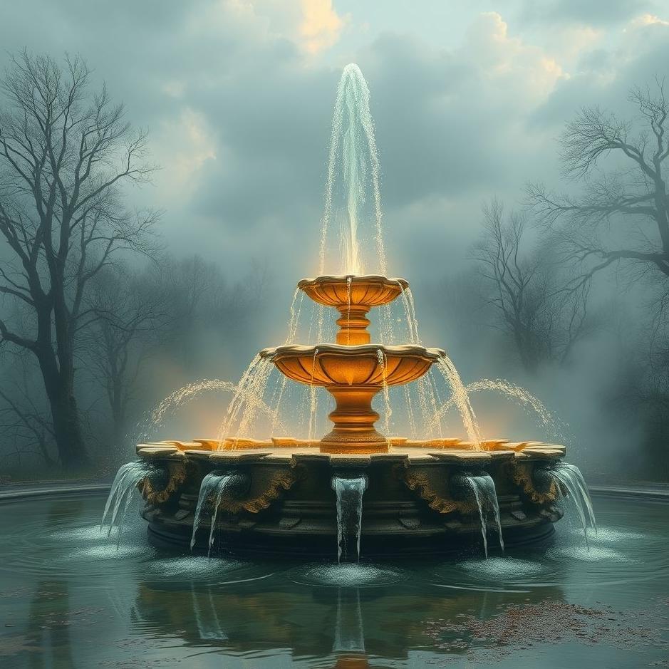 Dream : An old fountain in a dream