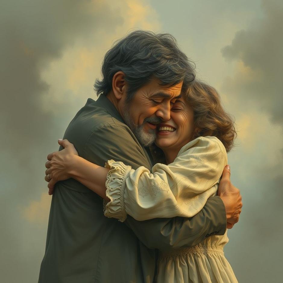 Dream : An old friend embrace in a dream