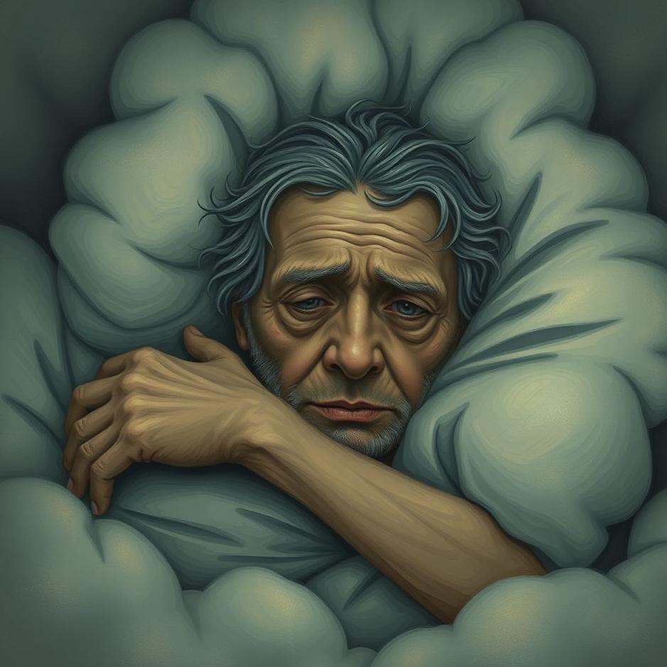 Dream : An old friend sad in a dream