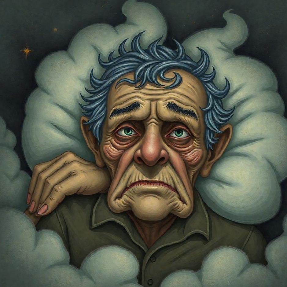 Dream : An old friend unhappy in a dream