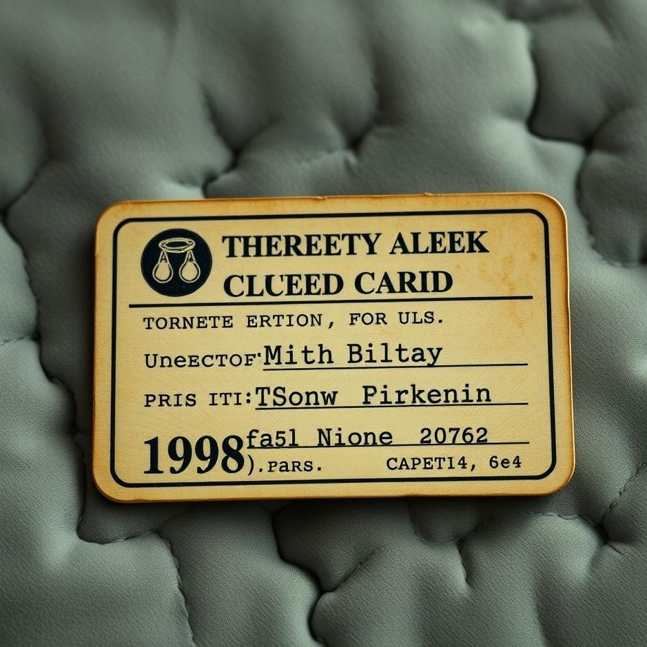 Dream : An old identity card in a dream