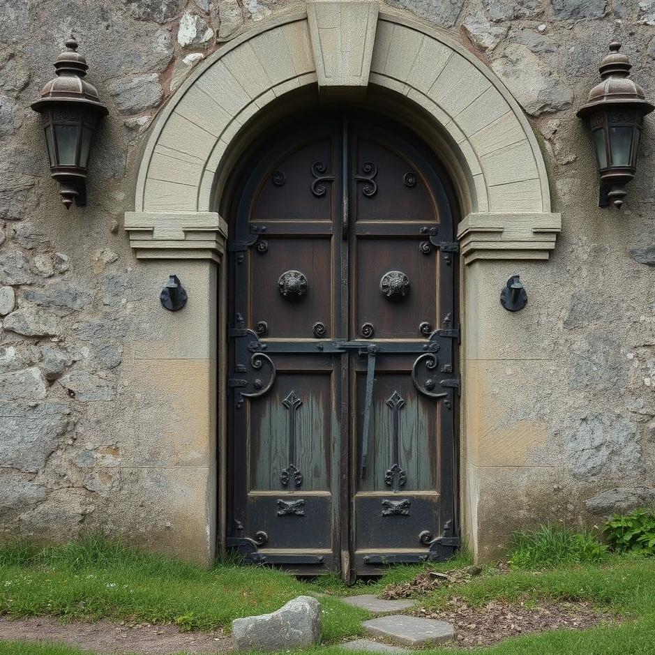 Dream : An old iron door in a dream