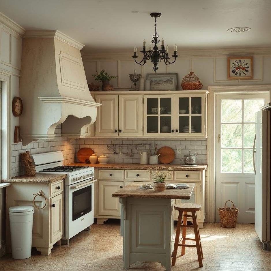 Dream : An old model kitchen in a dream