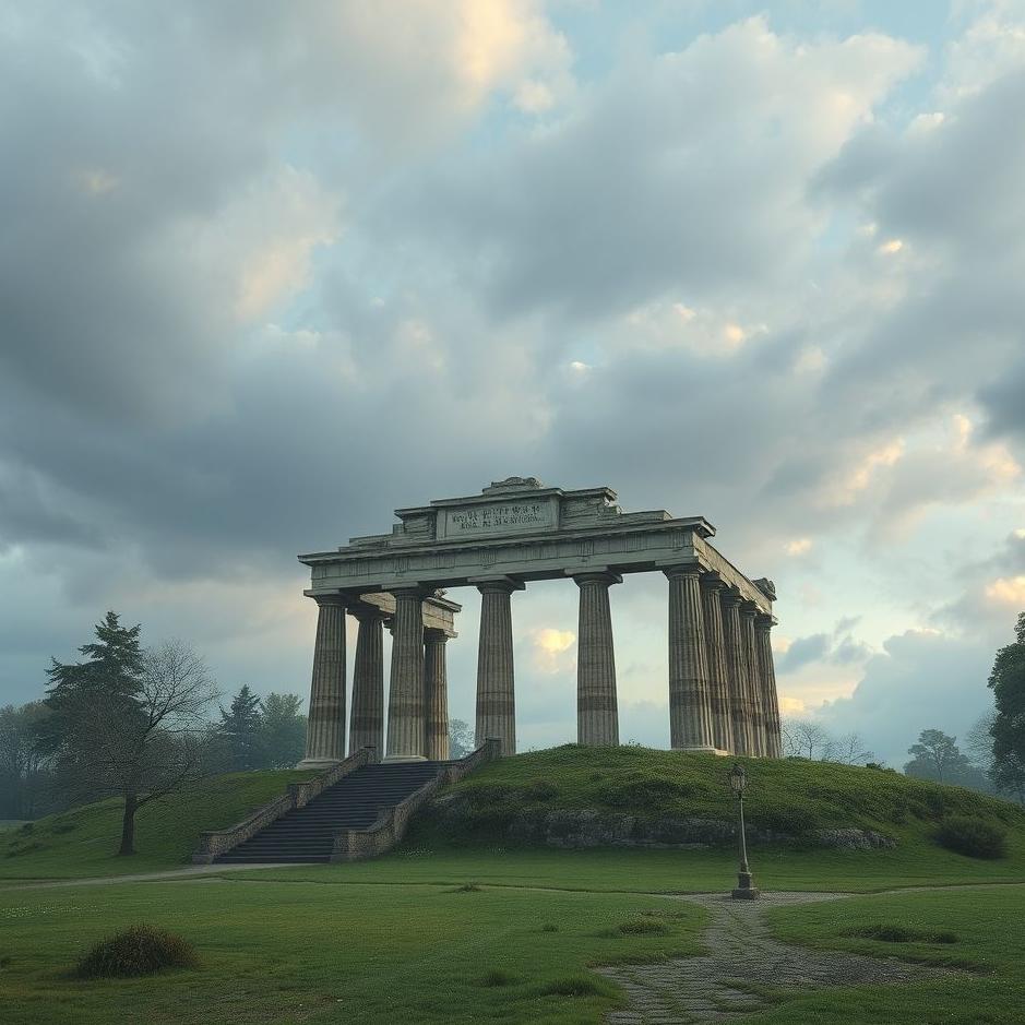 Dream : An old monument in a dream
