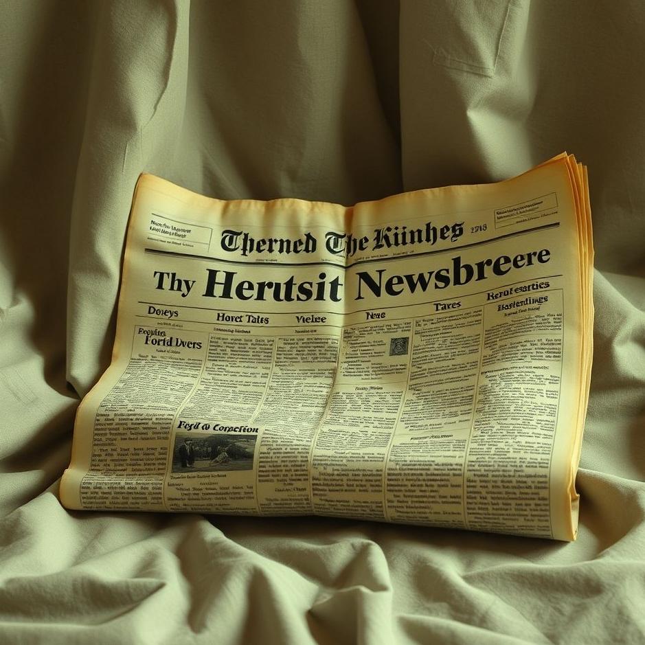 Dream Dictionary : An old newspaper in a dream