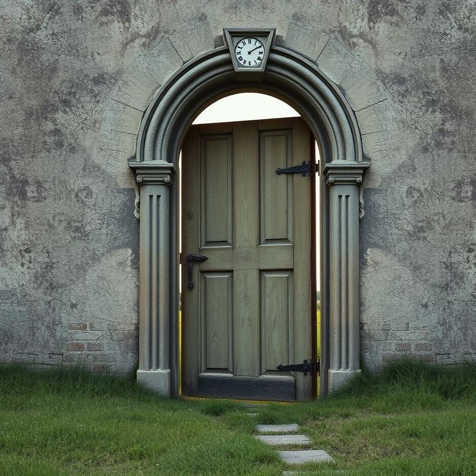 Dream : An old open door in a dream