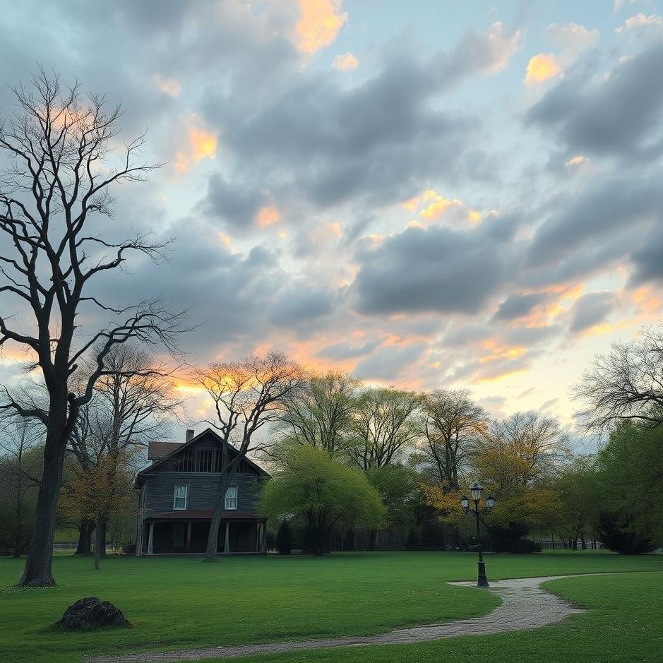 Dream : An old park in a dream