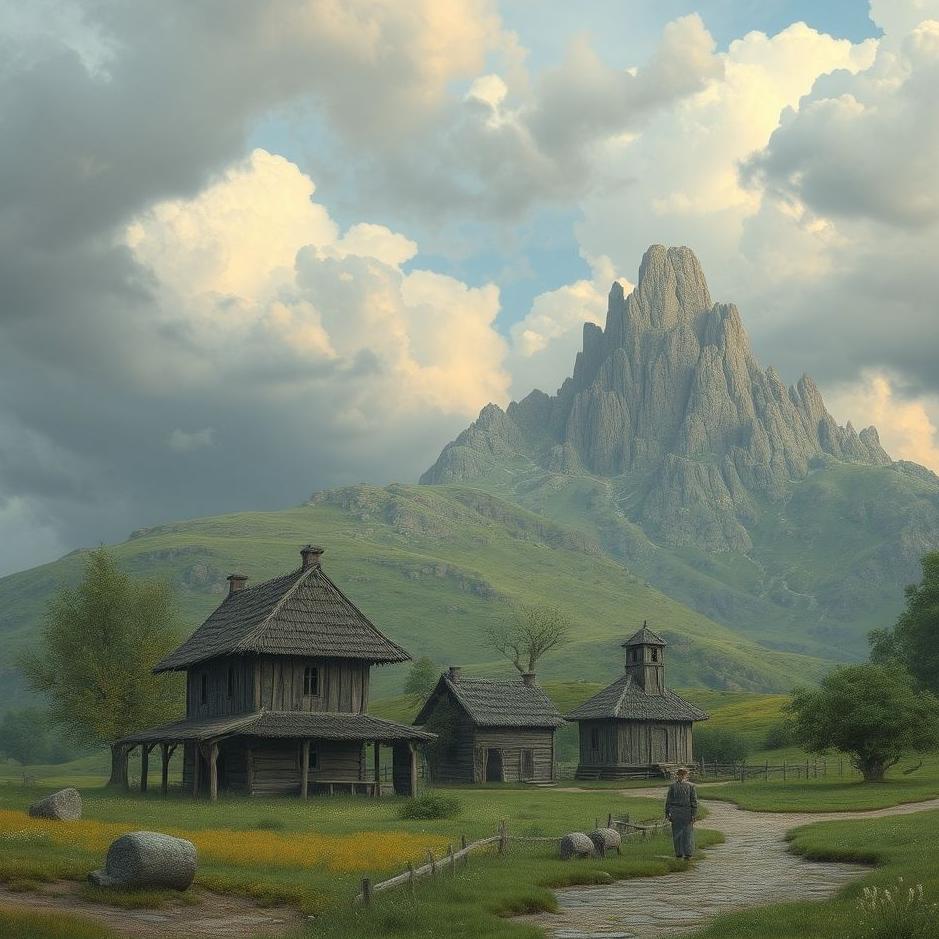 Dream : An old settlement in a dream