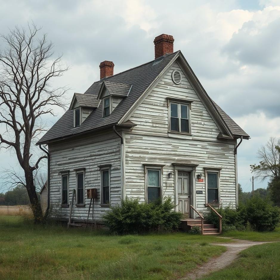 Dream : An old shabby house in a dream