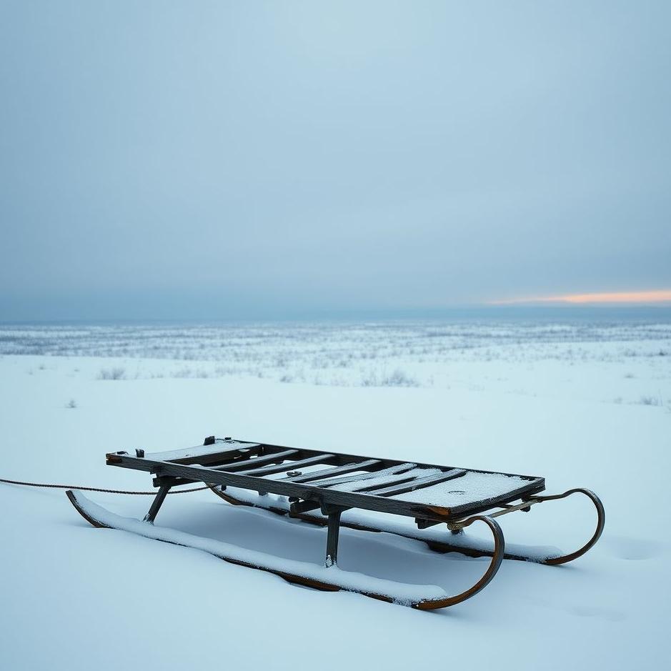 Dream : An old sled in a dream
