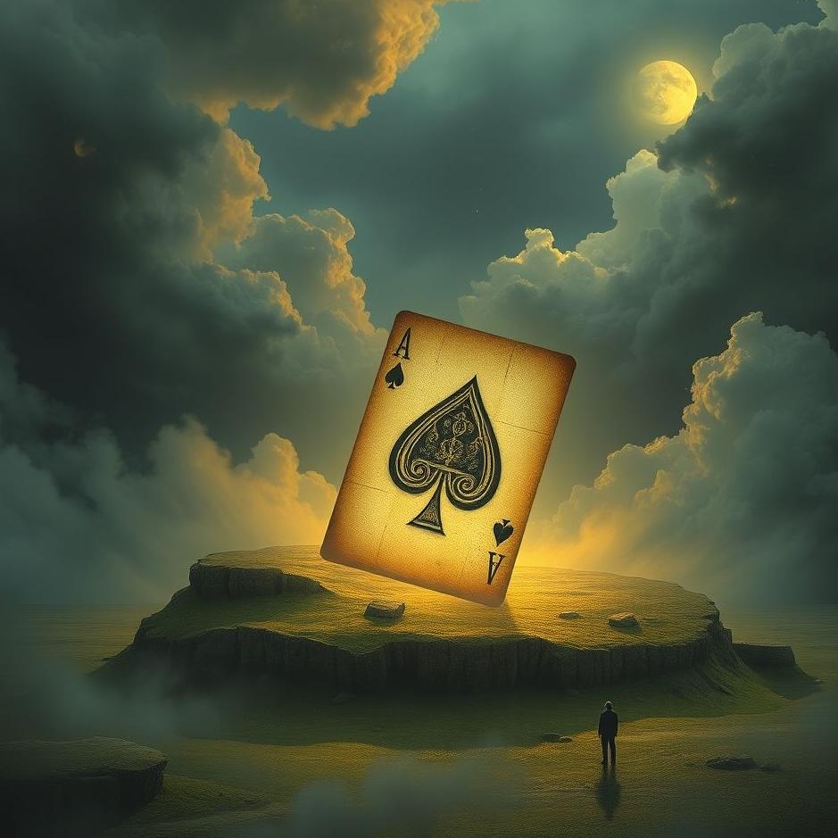 Dream : An old solitaire in a dream