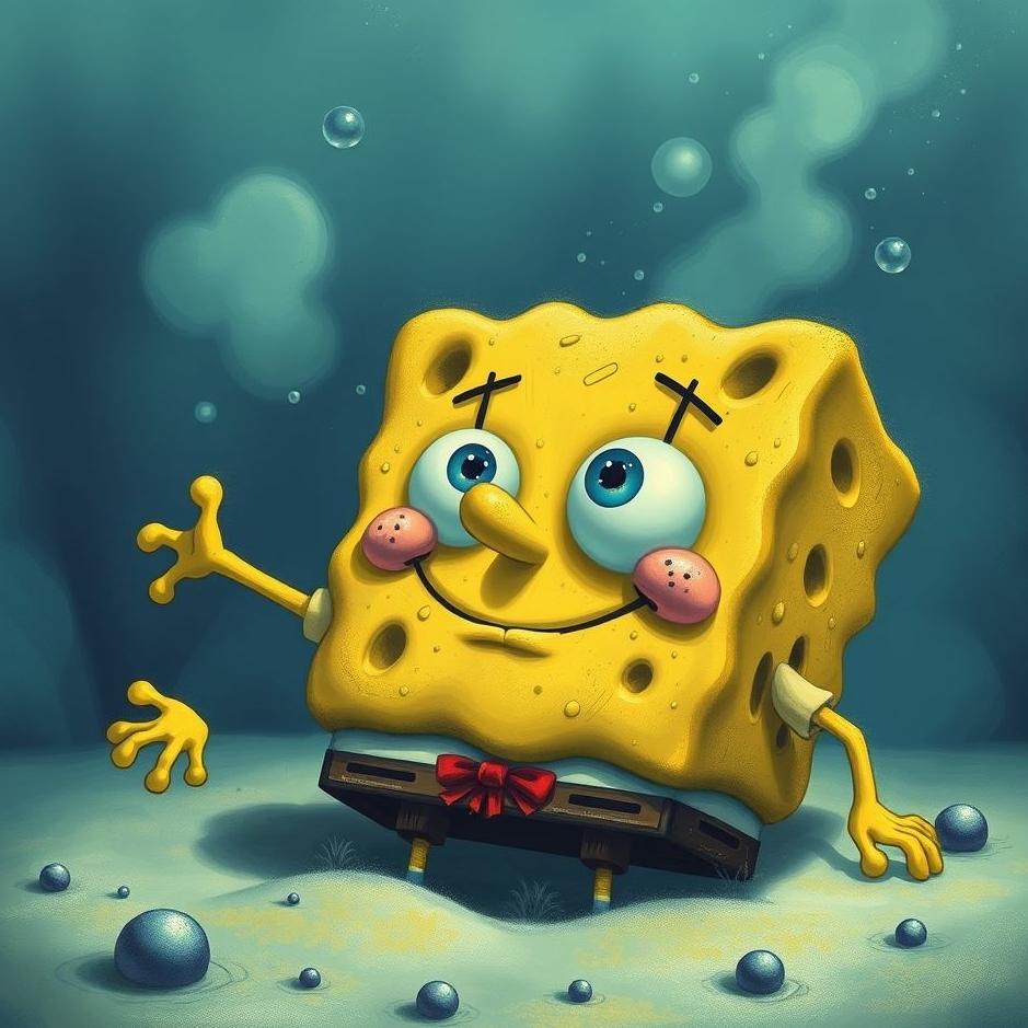 Dream : An old sponge in a dream