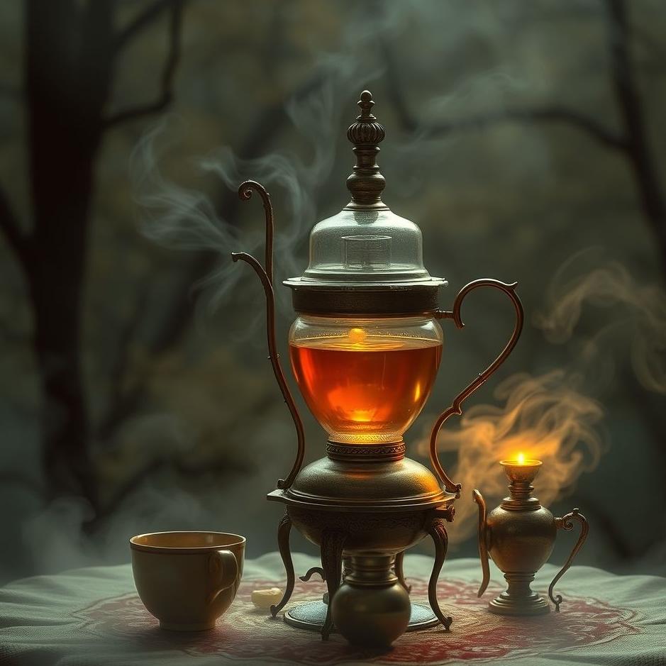 Dream : An old tea samovar in a dream