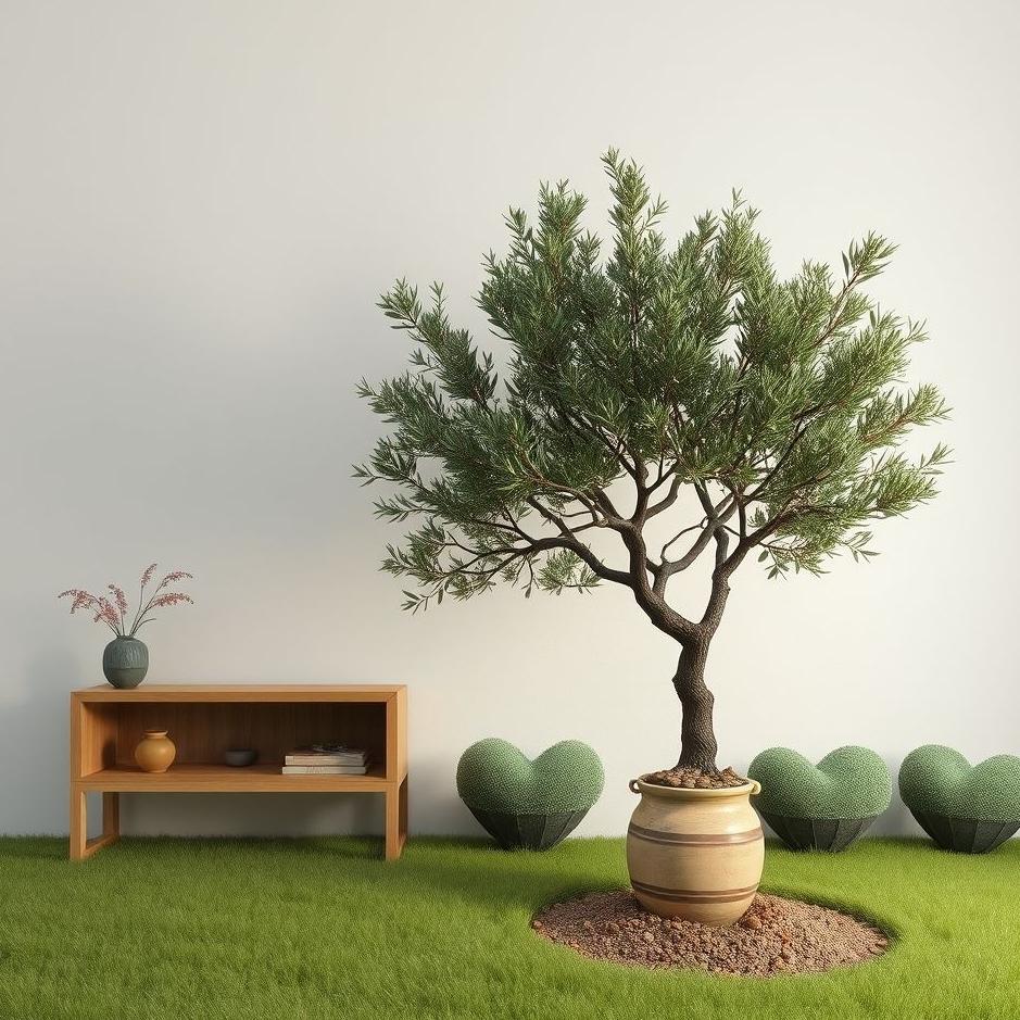 Dream : An olive tree at home in a dream