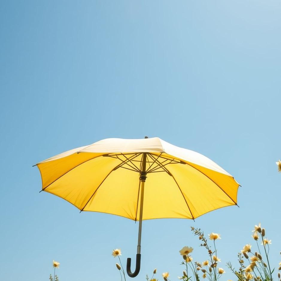 Dream Dictionary : An umbrella in a sunny day in a dream