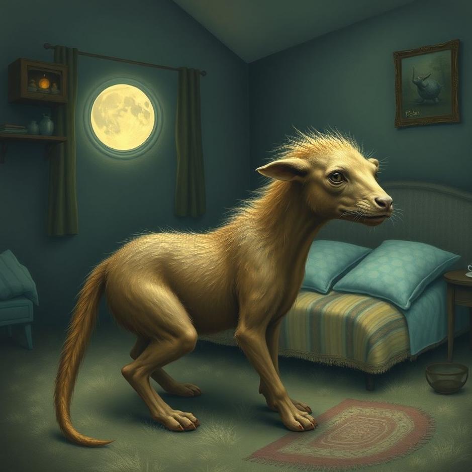 Dream Dictionary : An unknown animal at home in a dream