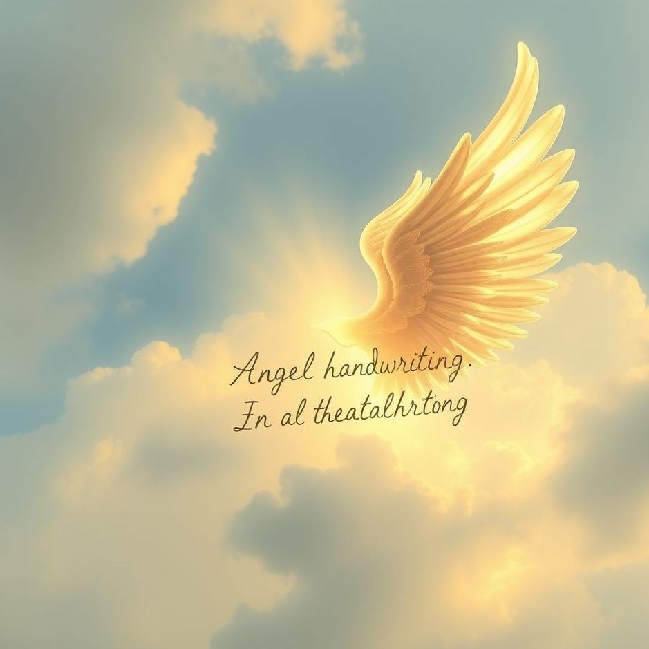 Dream : Angel's handwriting in a dream
