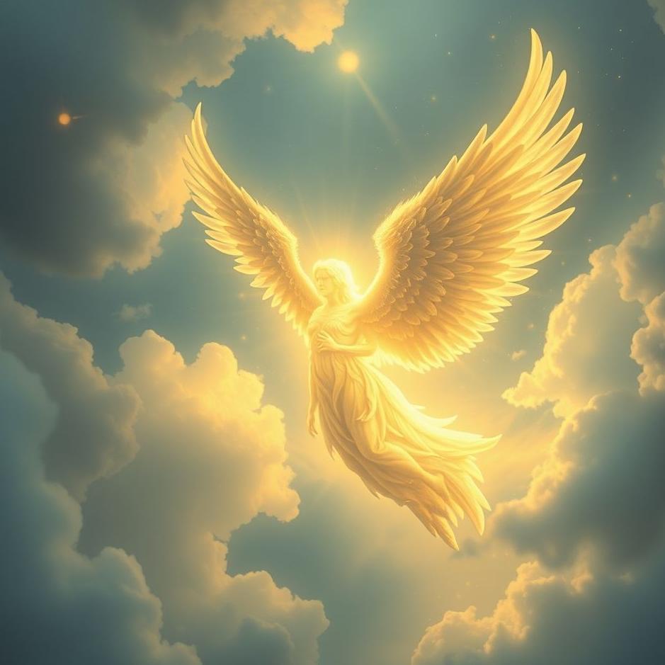 Dream : Angel light in a dream