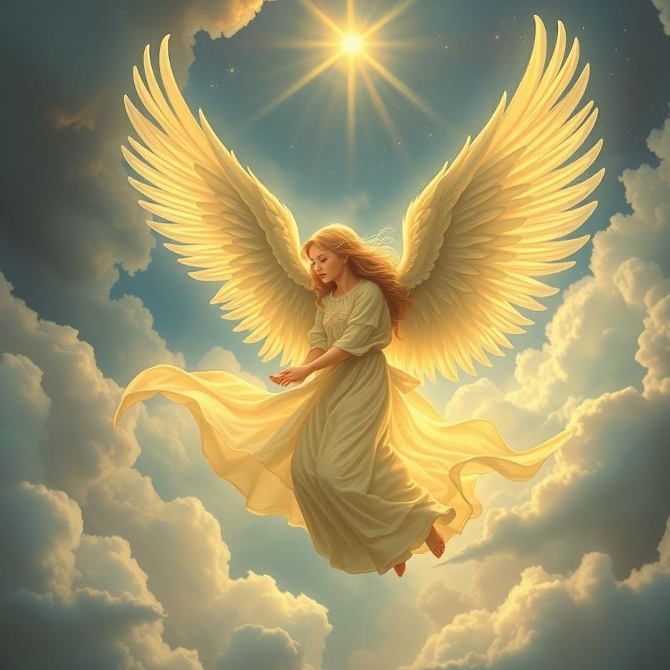 Dream : Angel picture in a dream