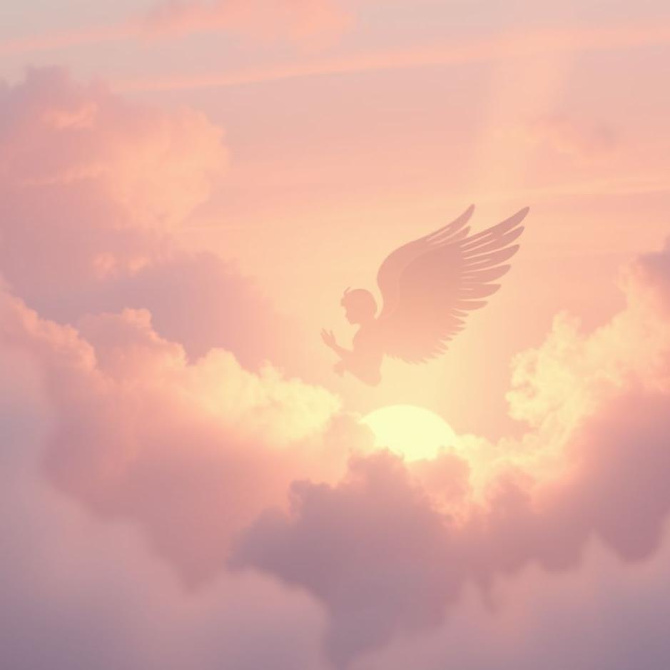 Dream : Angel shadow in a dream