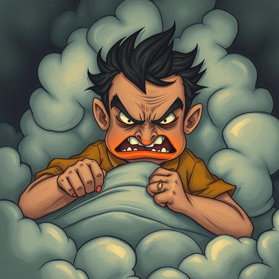 Dream : Angry and grumbling in a dream