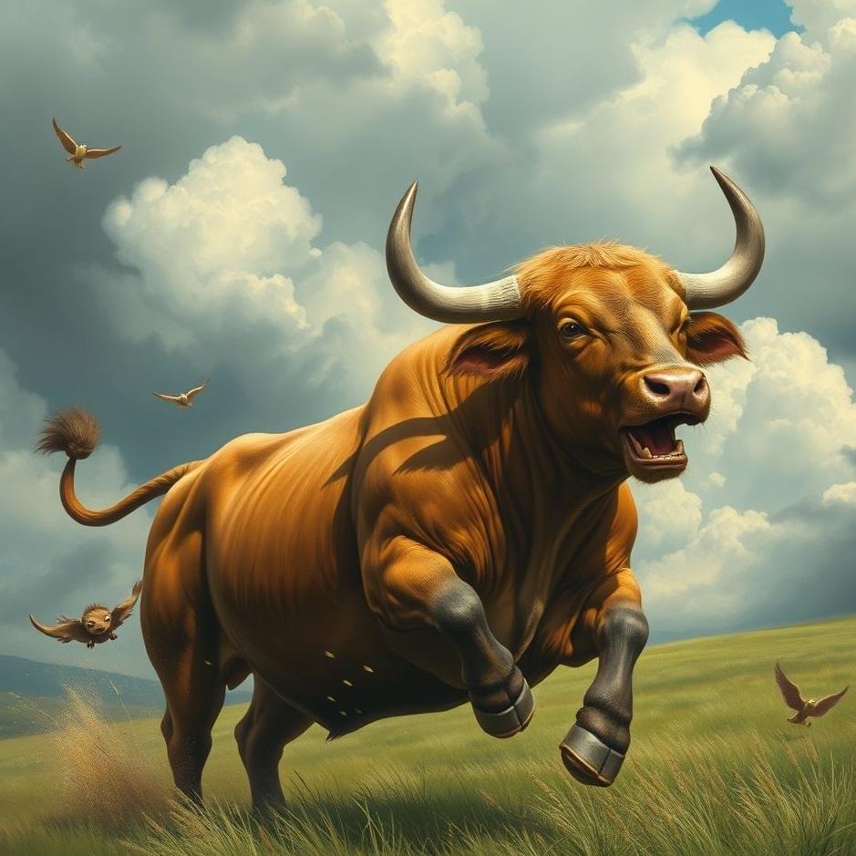 Dream : Angry bull chasing in a dream