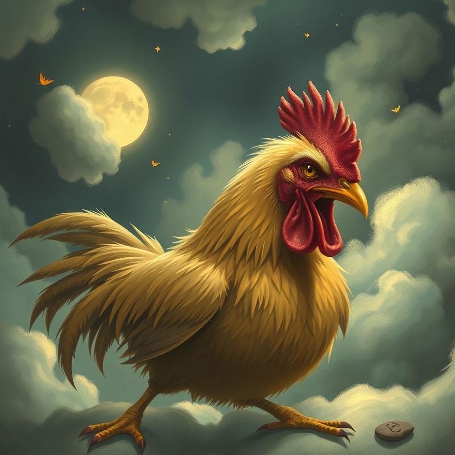 Dream : Angry chicken in a dream