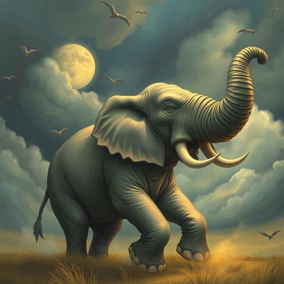 Dream : Angry elephant in a dream